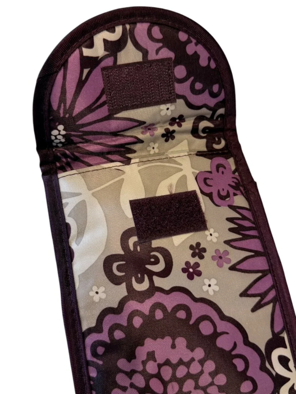 Thirty-One Purple Floral Thermal Styling Tool Cover